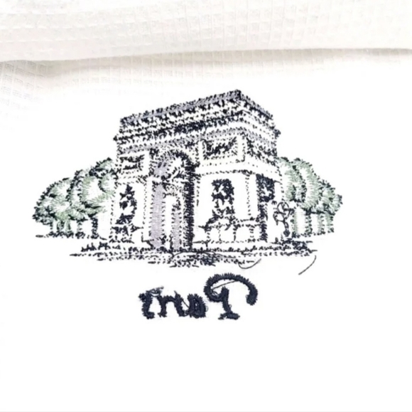 Large Weaved 100% Baumwolle Cotton Kitchen Tea Towel Set Paris & Notre Dame - Picture 5 of 7